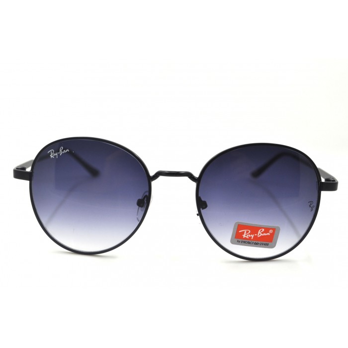 СОЛНЦЕЗАЩИТНЫЕ ОЧКИ Круглые RAY-BAN 663 Черно-серые